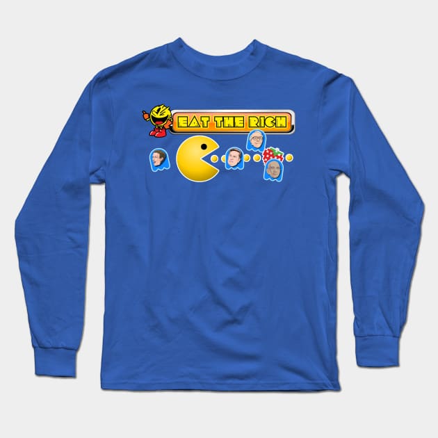 EAT THE RICH Long Sleeve T-Shirt by David Hurd Designs